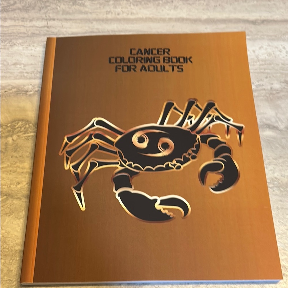 Cancer Horoscope Coloring Book Fir Adults
